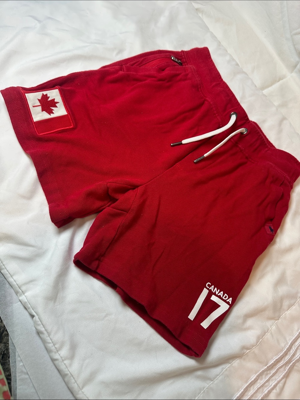 Polo by Ralph Lauren Red Canada Athletic Shorts